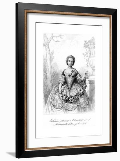 Philippine Elisabeth D'Orleans, Mademoiselle De Beaujolais-null-Framed Giclee Print