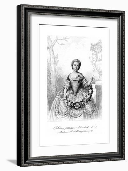 Philippine Elisabeth D'Orleans, Mademoiselle De Beaujolais-null-Framed Giclee Print