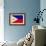 Philippines Flag Design with Wood Patterning - Flags of the World Series-Philippe Hugonnard-Framed Art Print displayed on a wall