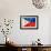 Philippines Flag-daboost-Framed Art Print displayed on a wall