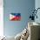 Philippines Flag-daboost-Mounted Art Print displayed on a wall