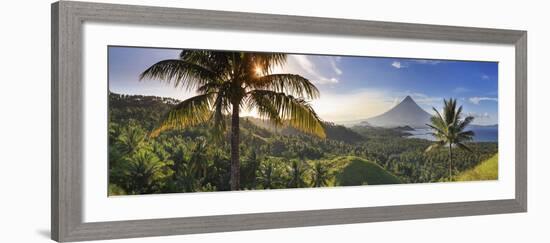 Philippines, Southeastern Luzon, Bicol, Mayon Volcano-Michele Falzone-Framed Photographic Print