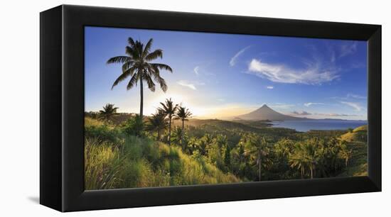 Philippines, Southeastern Luzon, Bicol, Mayon Volcano-Michele Falzone-Framed Premier Image Canvas