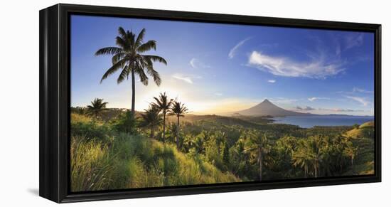 Philippines, Southeastern Luzon, Bicol, Mayon Volcano-Michele Falzone-Framed Premier Image Canvas