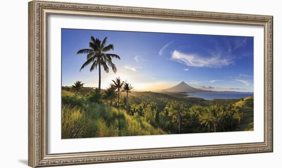 Philippines, Southeastern Luzon, Bicol, Mayon Volcano-Michele Falzone-Framed Photographic Print