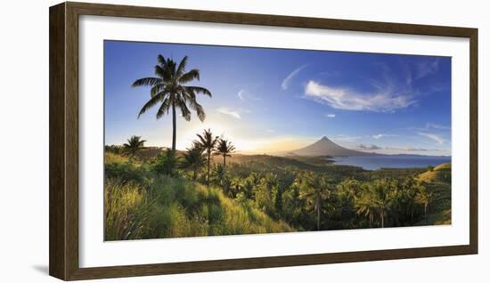 Philippines, Southeastern Luzon, Bicol, Mayon Volcano-Michele Falzone-Framed Photographic Print