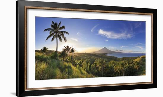 Philippines, Southeastern Luzon, Bicol, Mayon Volcano-Michele Falzone-Framed Photographic Print