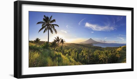 Philippines, Southeastern Luzon, Bicol, Mayon Volcano-Michele Falzone-Framed Photographic Print