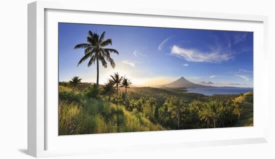 Philippines, Southeastern Luzon, Bicol, Mayon Volcano-Michele Falzone-Framed Photographic Print