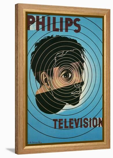 Philips Television Ad, Encircled Eye-null-Framed Stretched Canvas