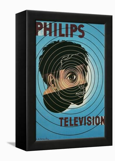 Philips Television Ad, Encircled Eye-null-Framed Stretched Canvas