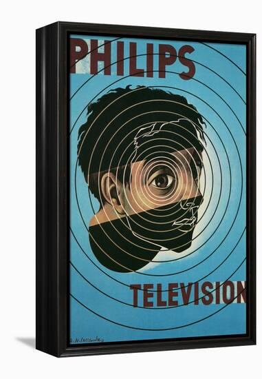 Philips Television Ad, Encircled Eye-null-Framed Stretched Canvas