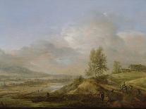 A View of Mount Calvary with the Crucifixion, 1652-Philips Wouwermans Or Wouwerman-Giclee Print