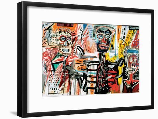 Philistines, 1982-Jean-Michel Basquiat-Framed Giclee Print