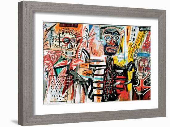 Philistines, 1982-Jean-Michel Basquiat-Framed Giclee Print