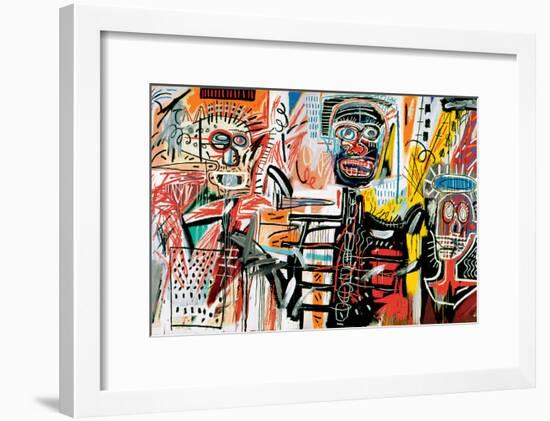 Philistines, 1982-Jean-Michel Basquiat-Framed Giclee Print