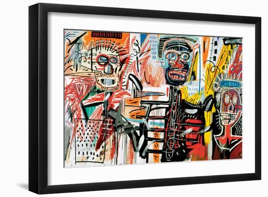 Philistines, 1982-Jean-Michel Basquiat-Framed Giclee Print