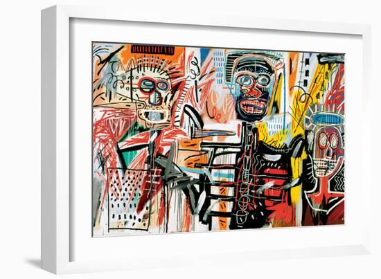 Philistines, 1982-Jean-Michel Basquiat-Framed Giclee Print