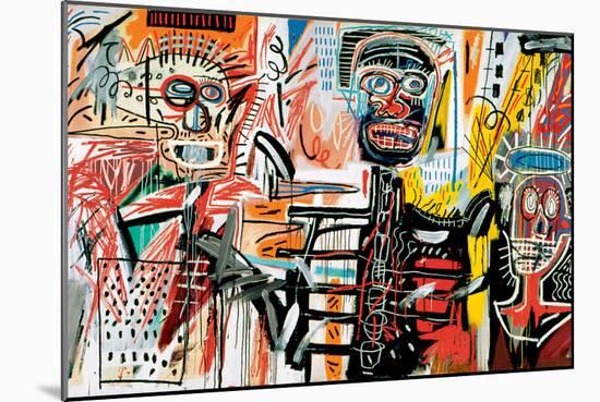 Philistines, 1982-Jean-Michel Basquiat-Mounted Giclee Print
