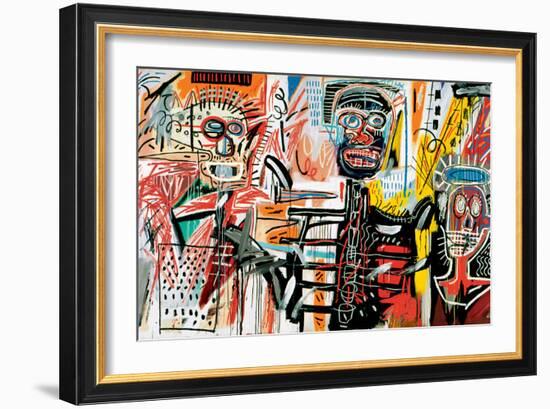 Philistines, 1982-Jean-Michel Basquiat-Framed Giclee Print