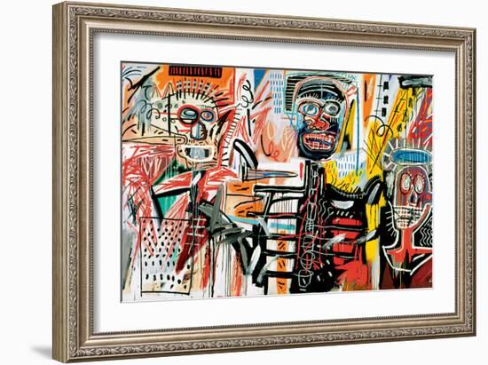 Philistines, 1982-Jean-Michel Basquiat-Framed Premium Giclee Print