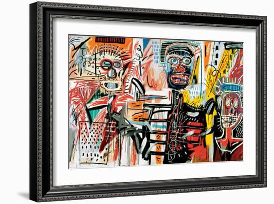 Philistines, 1982-Jean-Michel Basquiat-Framed Premium Giclee Print