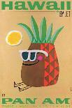 Hawaii by Jet - Pan American Airlines (PAA) - Mr. Pineapple Head-Phillips-Art Print