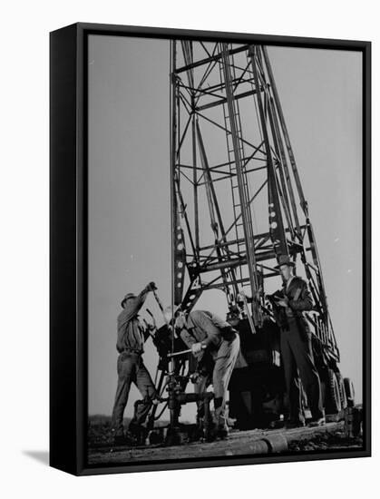 Phillips Petroleum Company Employees, Members of the Phillips 66 Champion Amateur Team, Working-Cornell Capa-Framed Premier Image Canvas