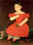 Portrait of a Girl in a Red Dress-Phillips-Giclee Print