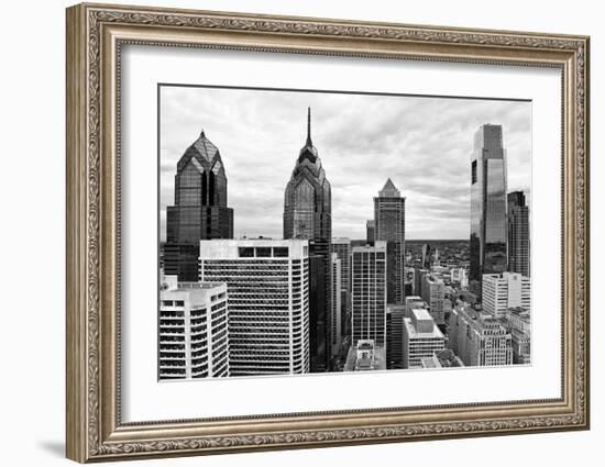 Philly Skyline-Erin Clark-Framed Art Print