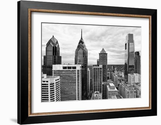 Philly Skyline-Erin Clark-Framed Art Print