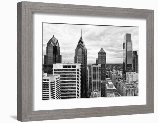 Philly Skyline-Erin Clark-Framed Art Print