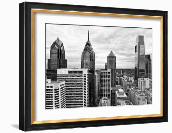 Philly Skyline-Erin Clark-Framed Art Print