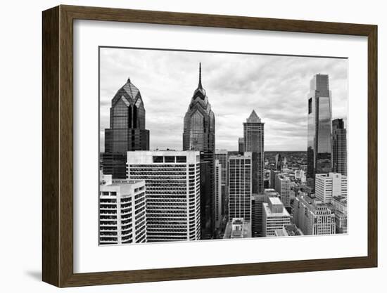 Philly Skyline-Erin Clark-Framed Art Print