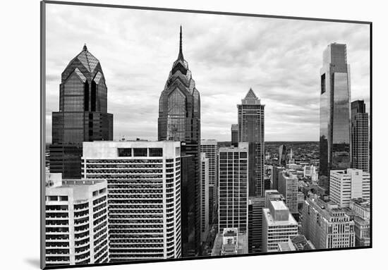 Philly Skyline-Erin Clark-Mounted Art Print