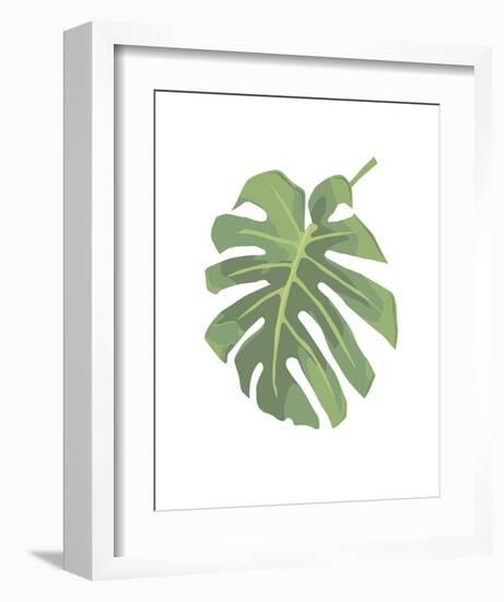 Philodendron 1-Jenny Kraft-Framed Art Print