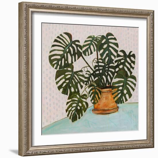 Philodendron Heart Leaf-null-Framed Premium Giclee Print