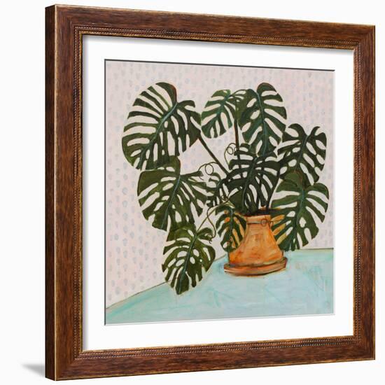 Philodendron Heart Leaf-null-Framed Art Print