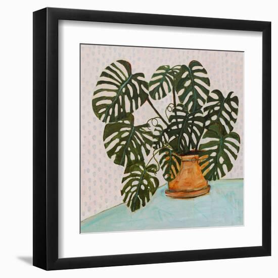 Philodendron Heart Leaf-null-Framed Art Print