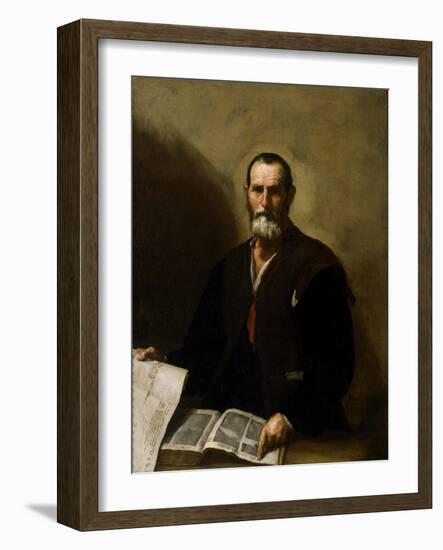 Philosopher Crates of Thebes, 1636-José de Ribera-Framed Giclee Print