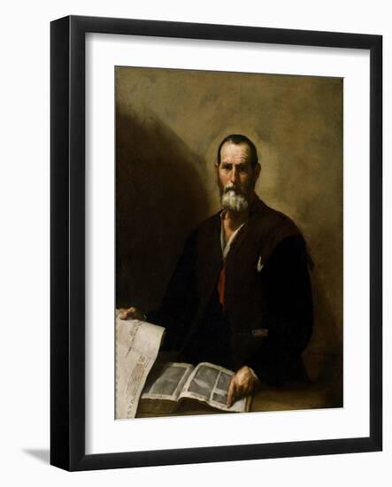 Philosopher Crates of Thebes, 1636-José de Ribera-Framed Giclee Print