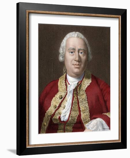 Philosopher David Hume-null-Framed Giclee Print