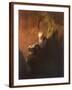 Philosopher Reading-Rembrandt van Rijn-Framed Art Print