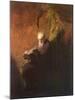 Philosopher Reading-Rembrandt van Rijn-Mounted Art Print