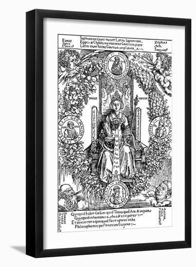 Philosophia, 1502-Albrecht Dürer-Framed Giclee Print