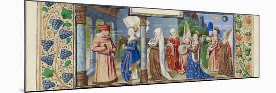 Philosophy Presenting the Seven Liberal Arts to Boethius, Ca 1465-null-Mounted Giclee Print