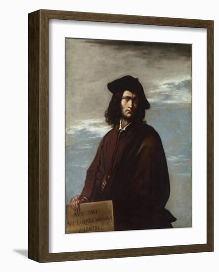 Philosophy (Self-Portrai), C. 1645-Salvatore Rosa-Framed Giclee Print