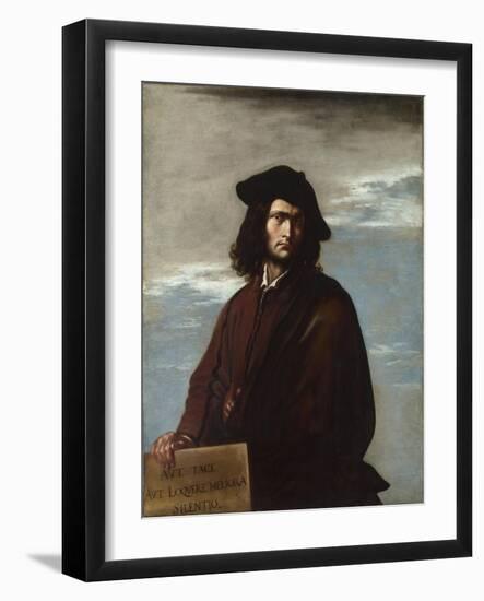 Philosophy (Self-Portrai), C. 1645-Salvatore Rosa-Framed Giclee Print