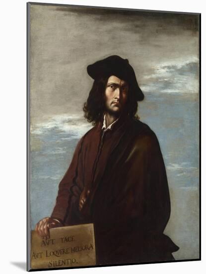 Philosophy (Self-Portrai), C. 1645-Salvatore Rosa-Mounted Giclee Print