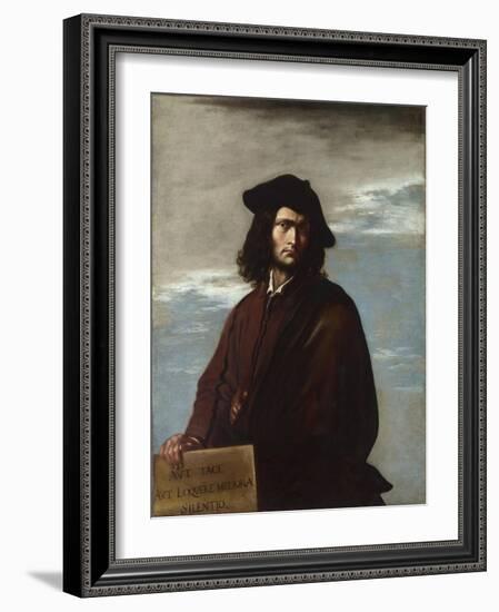 Philosophy (Self-Portrai), C. 1645-Salvatore Rosa-Framed Giclee Print